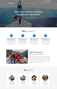 假期国际旅行社HTML5模板