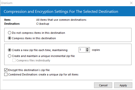 uranium backup 9(数据备份工具)