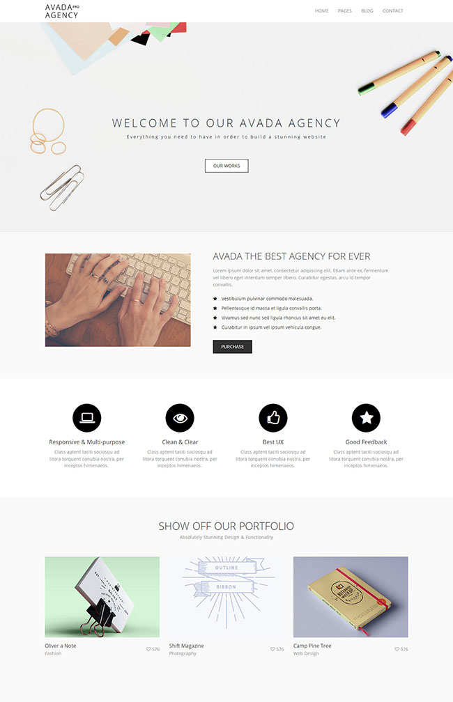 极简4A广告公司企业模板