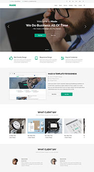 国外投资机构网站模板