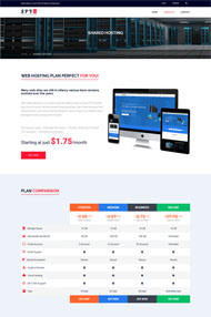 服务器租赁公司网站模板 