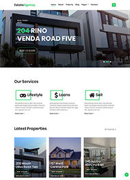 房地产销售企业网站模板