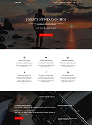 户外旅行摄影网站模板