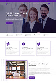 企业商务代理网站模板