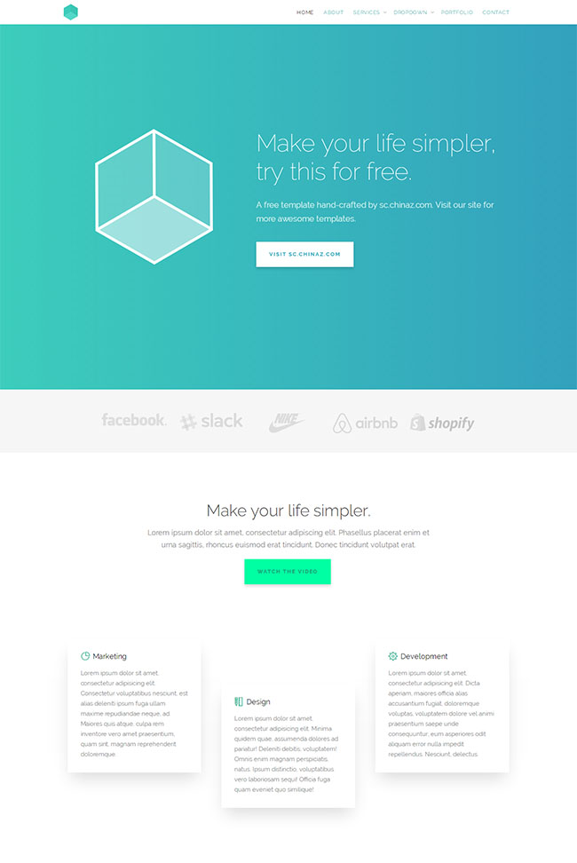 创意包装设计公司网站模板