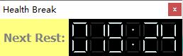 Health Break(桌面休息提醒工具)