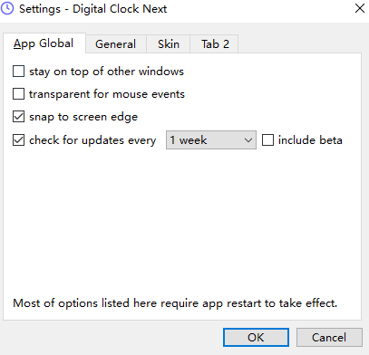 Digital Clock(桌面数字时钟)免安装版