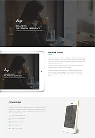 移动app软件开发单页模板 