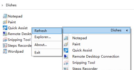 Dishes Launcher托盘快捷启动工具免安装版