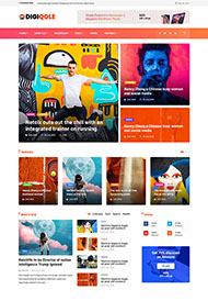 新闻杂志资讯网站模板