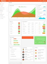 后台管理员系统网站模板