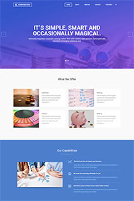 商业调查公司HTML5模板