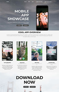 MOBILE手机响应式网站模板
