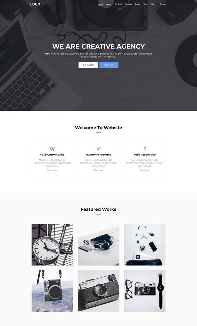 网络品牌设计公司单页模板