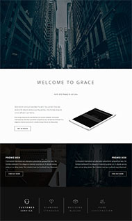 大气VI设计公司网站模板 