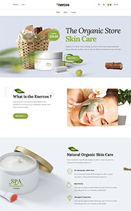 美容化妆品购物网站模板