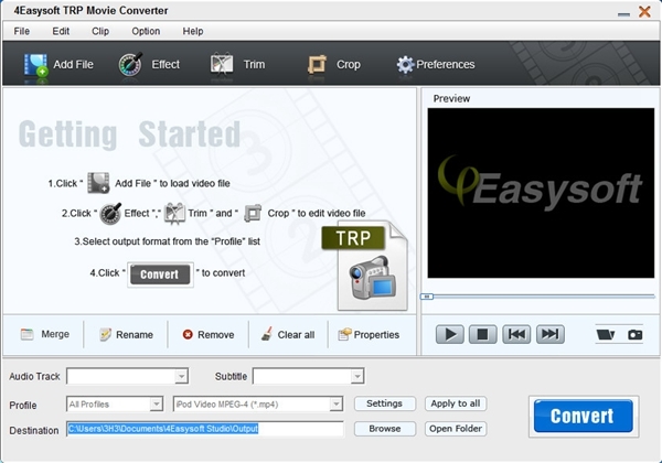 4Easysoft TRP Movie Converter(视频格式转换软件)