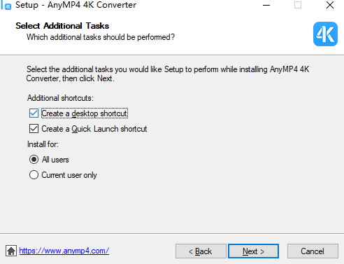 Anymp4 4k Converter(4K视频转换器)官方版