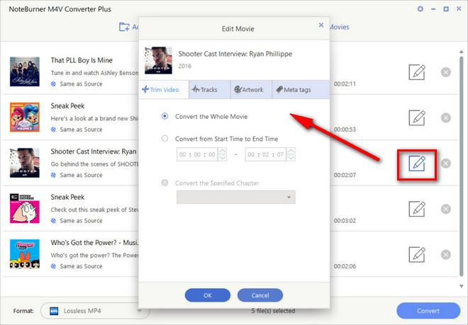 NoteBurner Video Converter(M4V格式转换器)官方版
