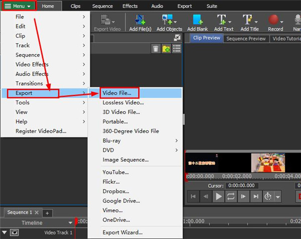 VideoPad Video Editor官方版