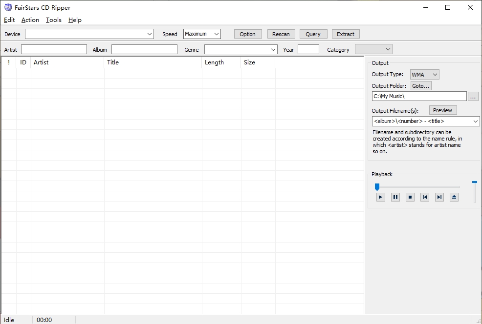 FairStars CD Ripper官方版