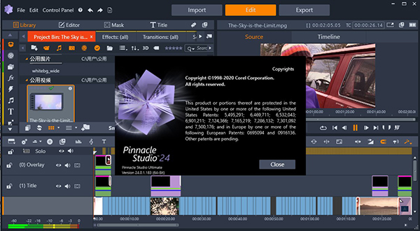 Pinnacle Studio 24官方版