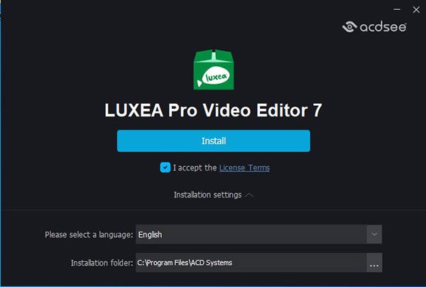 ACDSee Luxea Video Editor 7