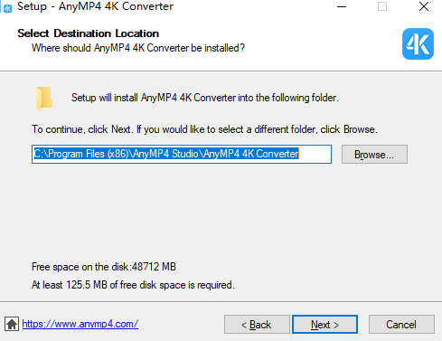 Anymp4 4k Converter(4K视频转换器)官方版