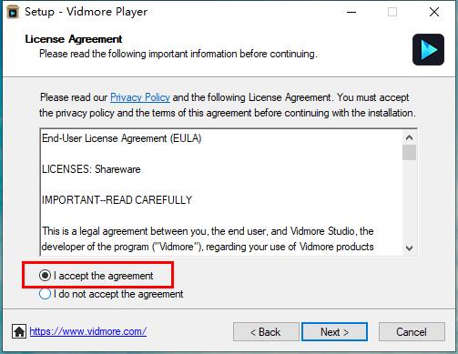Vidmore Player(多功能媒体播放器)