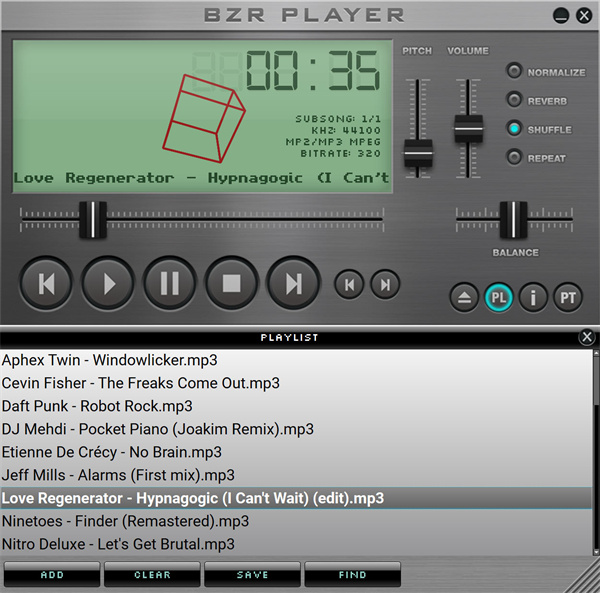 BZR Player电脑版(变声音乐播放器)