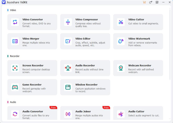 Joyoshare VidiKit官方版