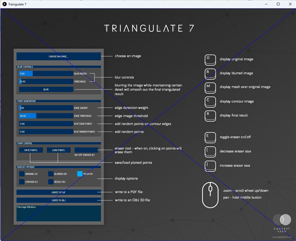 triangulateimage(矢量晶格化小工具)