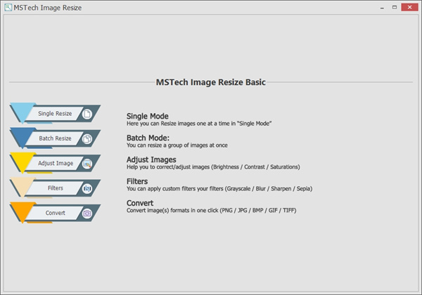 MSTech Image Resize(图像大小调整软件)