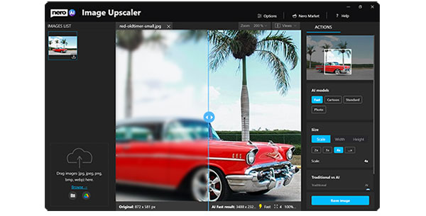 Nero AI Image Upscaler(AI图像品质提升工具)