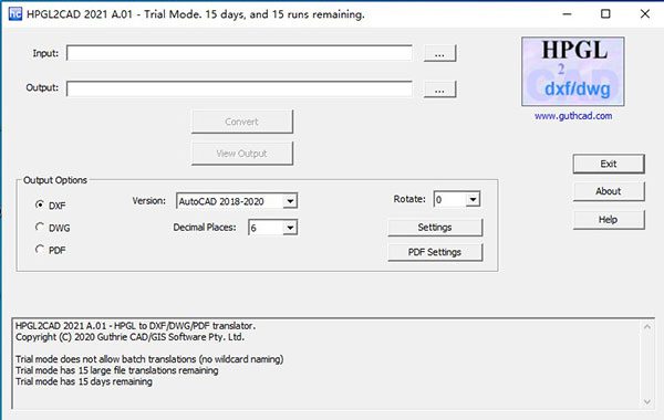HPGL2CAD 2021(CAD转换工具)