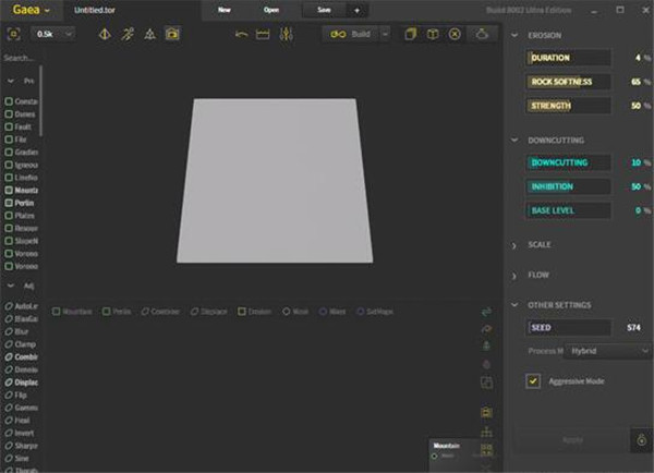 QuadSpinner Gaea(地形模拟制作软件)