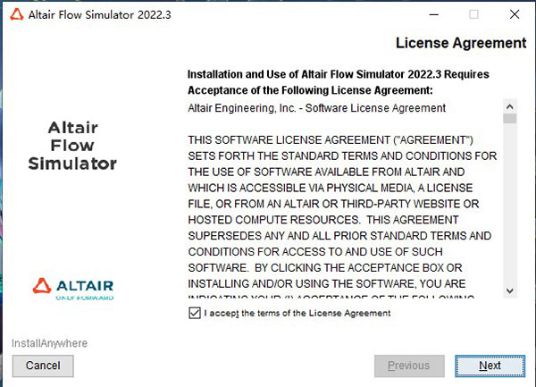 Altair Flow Simulator 2022完整版