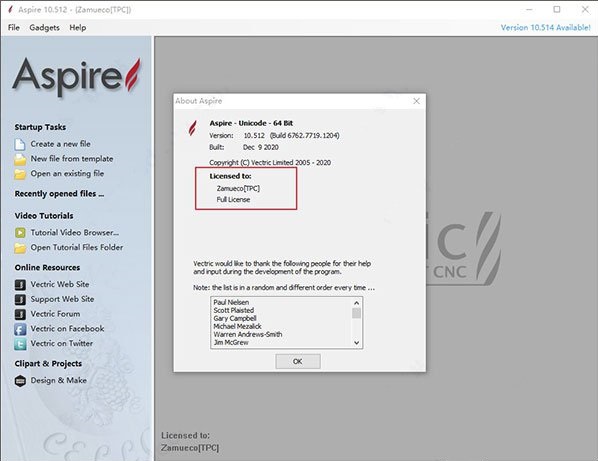 vectric aspire(3d浮雕设计软件)