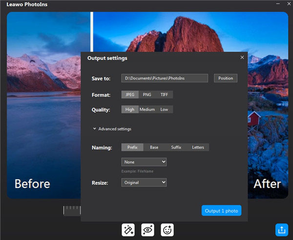 Leawo PhotoIns(人工智能图片处理器)