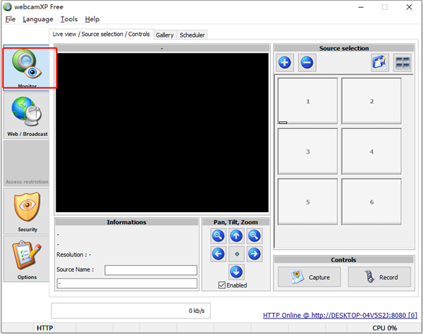 webcamXP(视频监控工具)