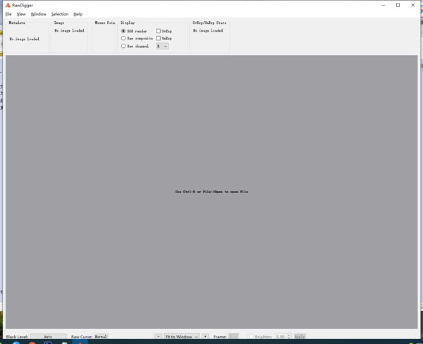 rawdigger原始图像分析工具