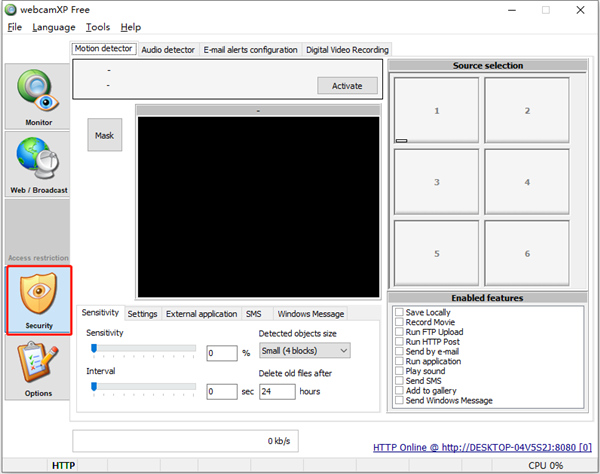 webcamXP(视频监控工具)
