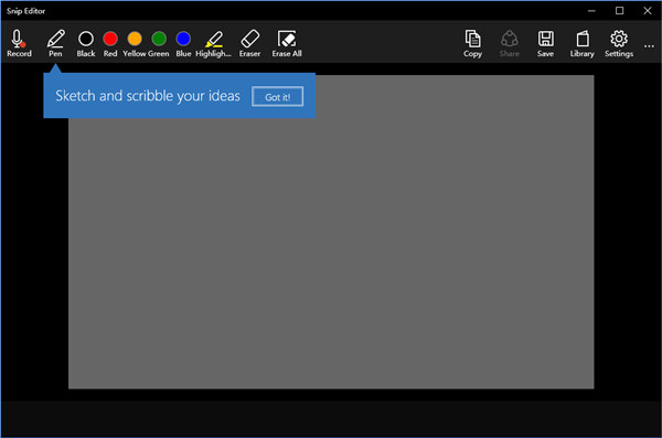 Microsoft Snip(屏幕录制)
