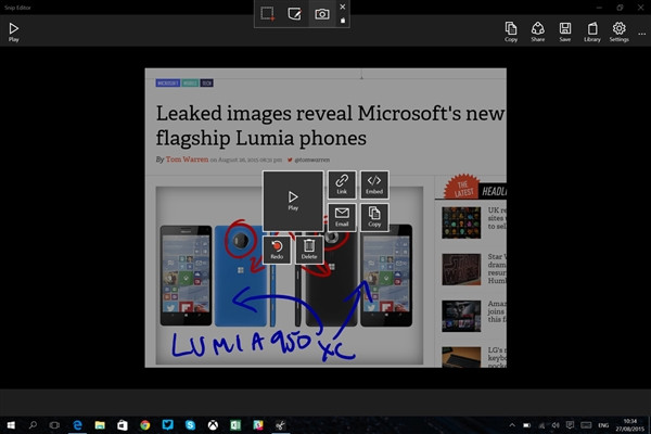 Microsoft Snip(屏幕录制)