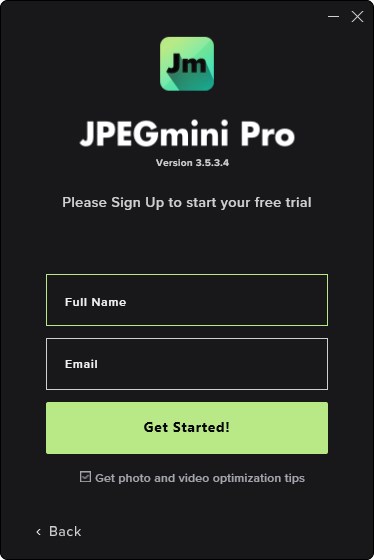 jpegmini pro电脑版(图片无损压缩工具)