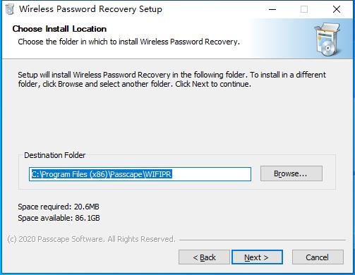 Passcape Wireless Password Recovery(wifi密码恢复工具)