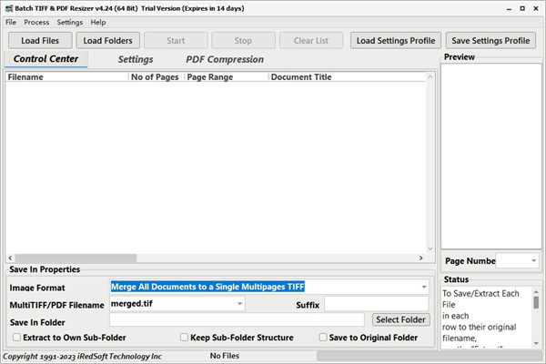 Batch TIFF Resizer(TIFF文件处理工具)