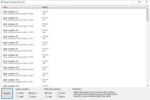 Skeez Tutorial(动画列表视图工具)官方版
