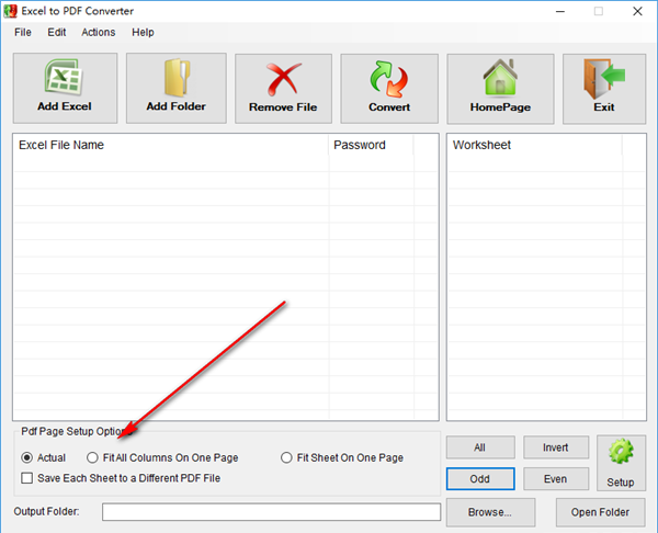 Free Excel to PDF Converter(Excel to PDF转换工具)官方版