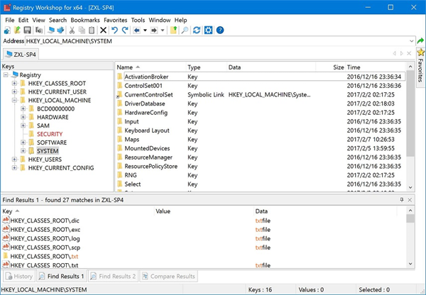 registry workshop(注册表编辑器) win32/64